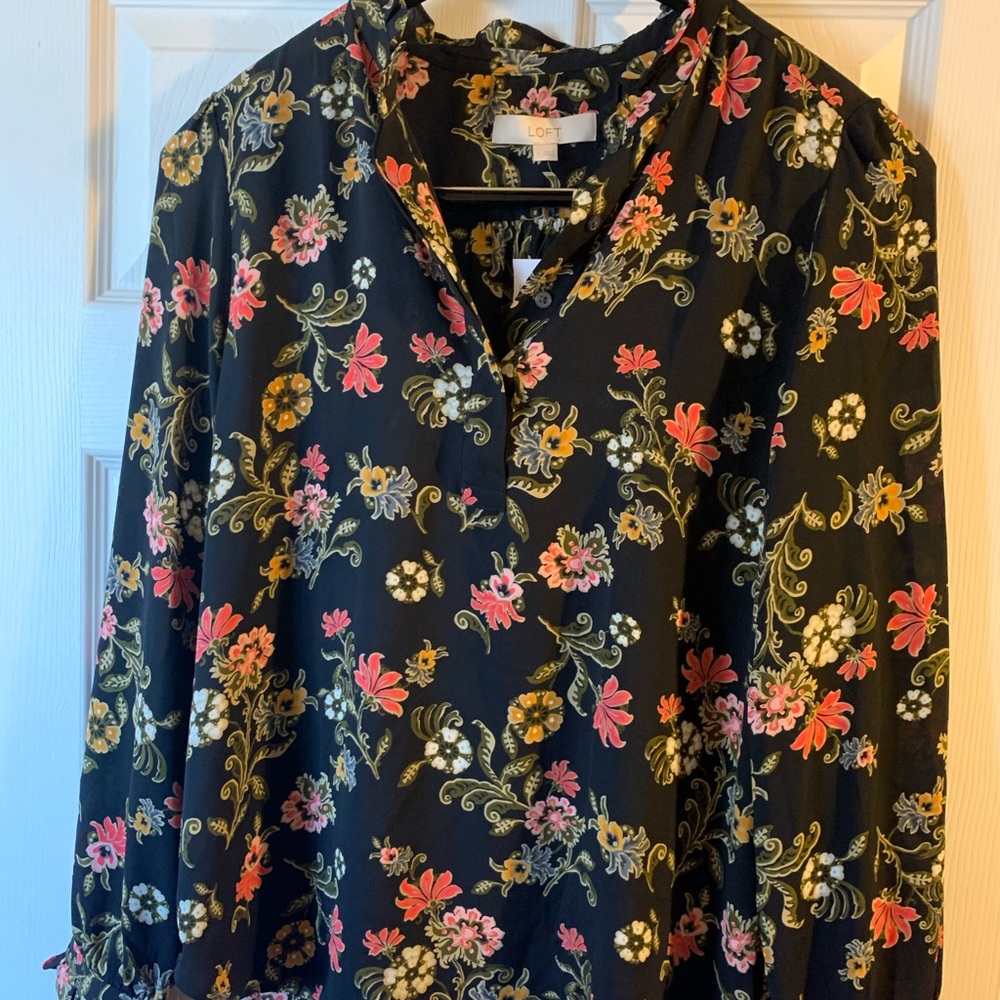 Floral print top